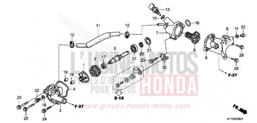 POMPE A EAU SH125B de 2011
